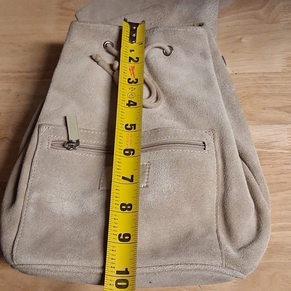 Ugg Mini Suede Leather Backpack Beige  RARE main image 9